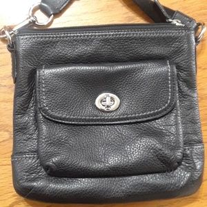 Black Coach Crossbody Purse